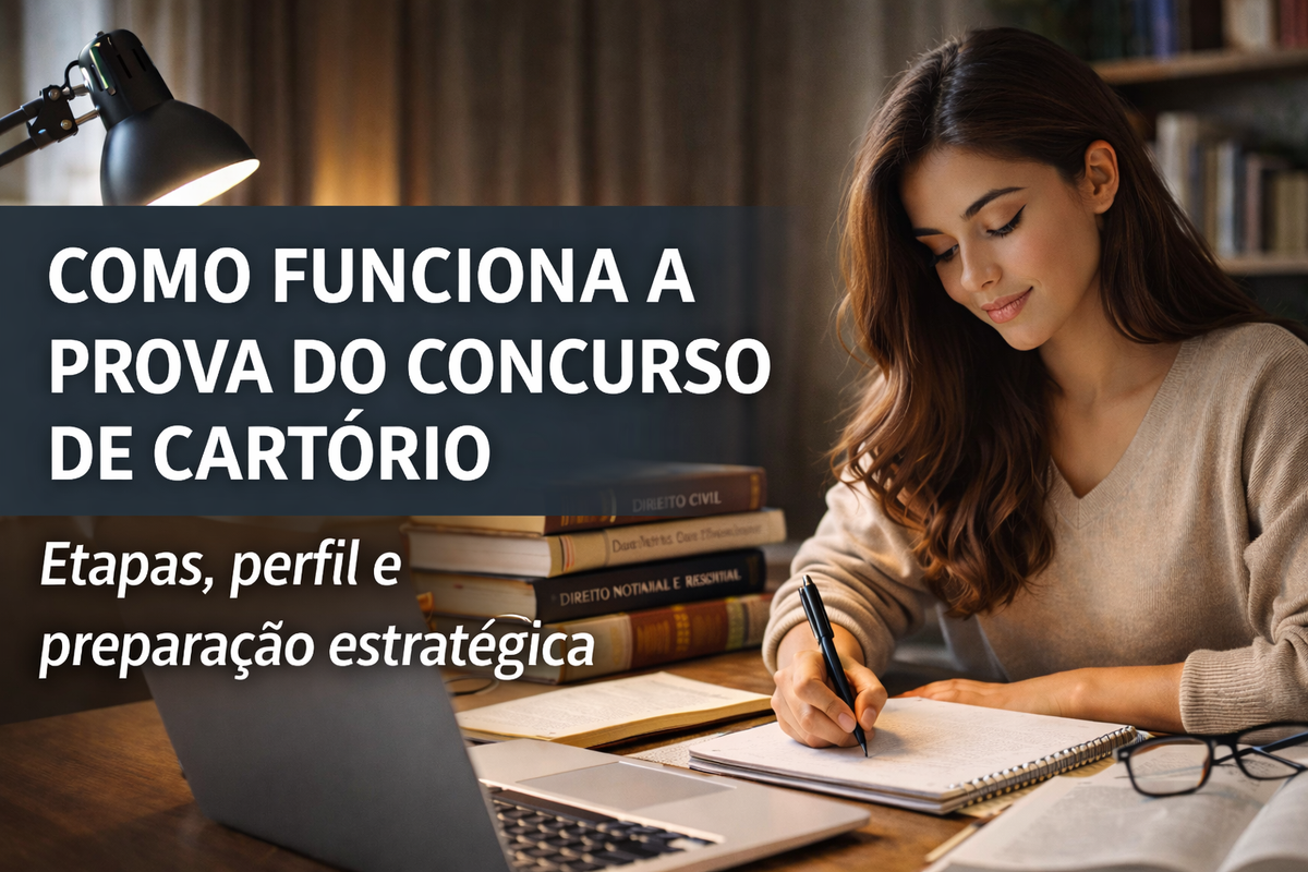 Concurso de Cartório: etapas, perfil e estratégia de estudo