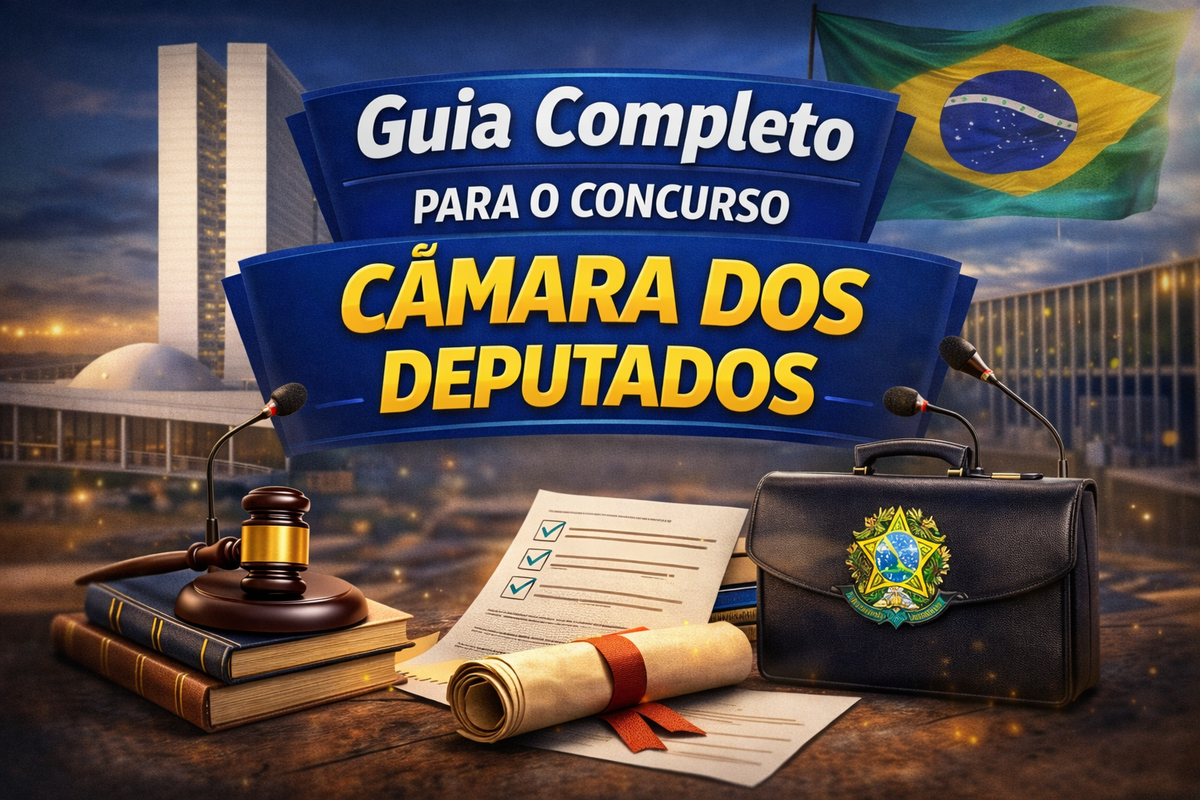 Guia Completo do Concurso Câmara dos Deputados 2026: Edital pode sair até 31/12!