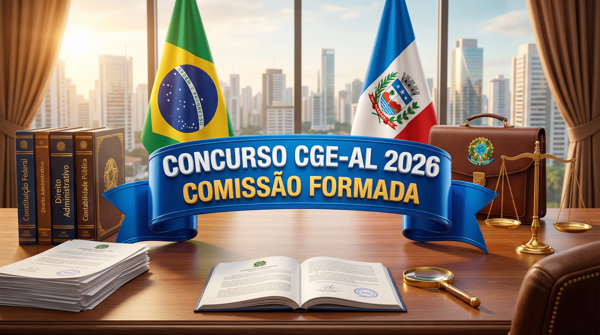 Concurso CGE AL 2026: Comissão Formada, Confira os Detalhes