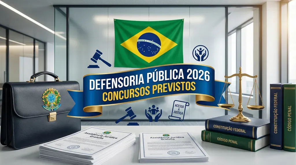 Concursos Defensoria Pública 2026: Panorama Completo das Oportunidades