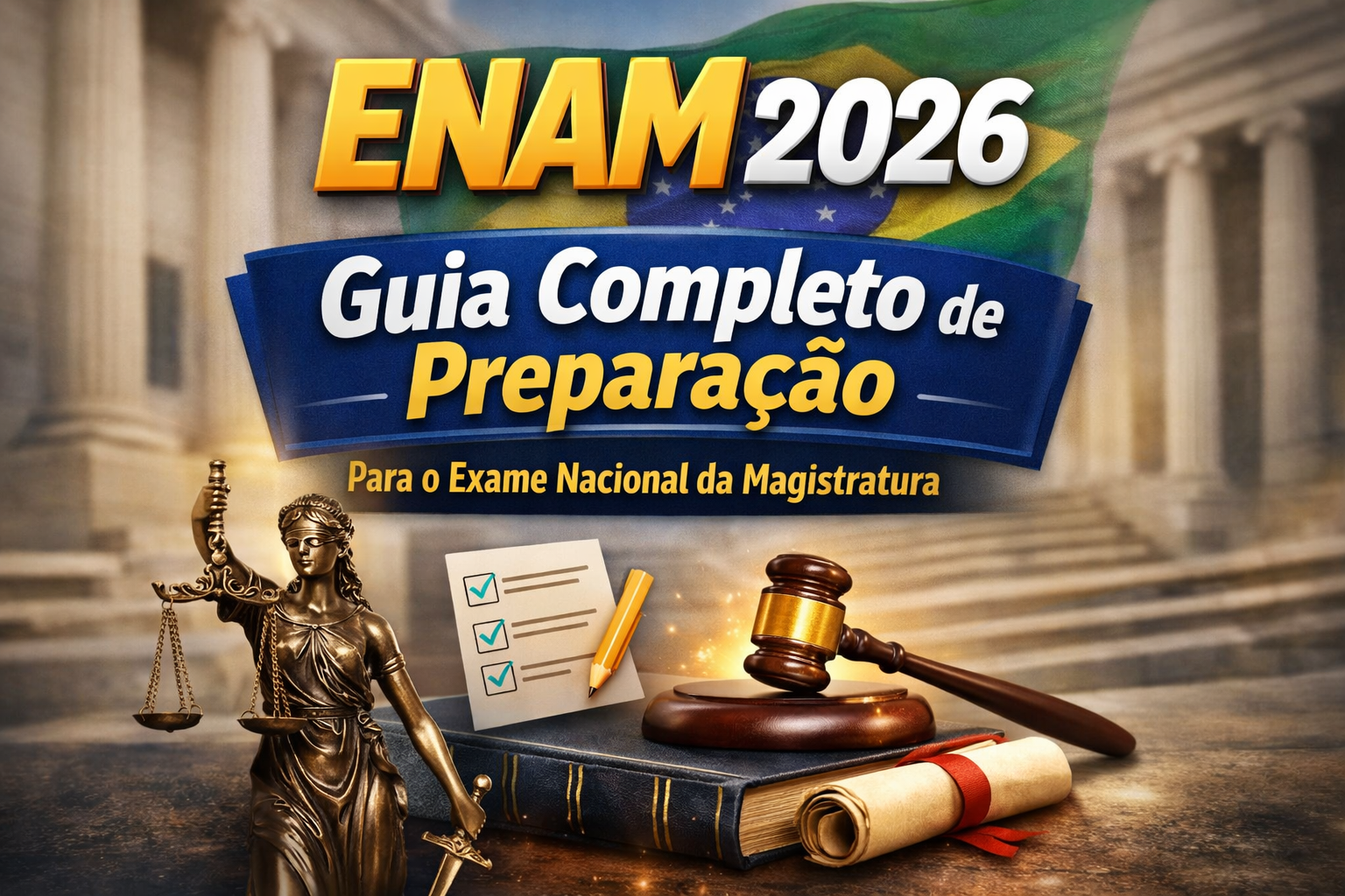 ENAM 2026: Guia Completo de Preparação para o Exame Nacional da Magistratura