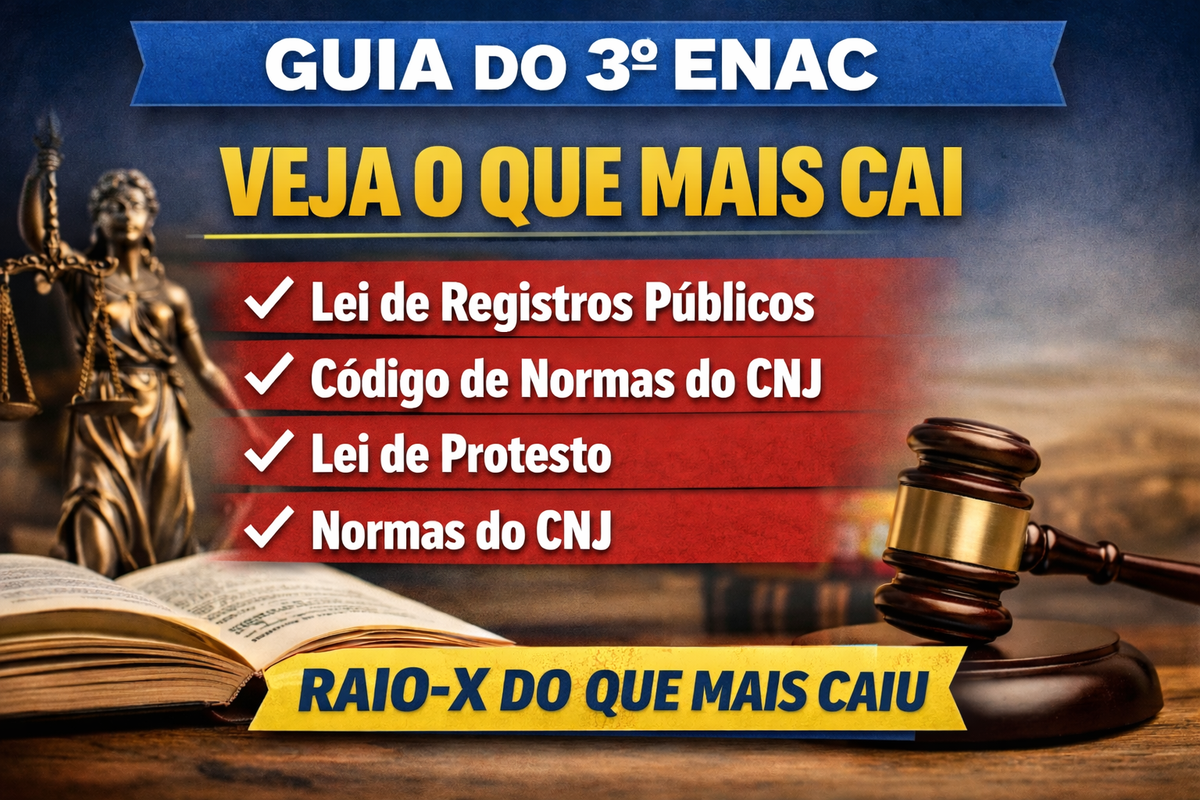 Guia Completo do 3º ENAC: tudo o que caiu nos exames e o que estudar com prioridade máxima