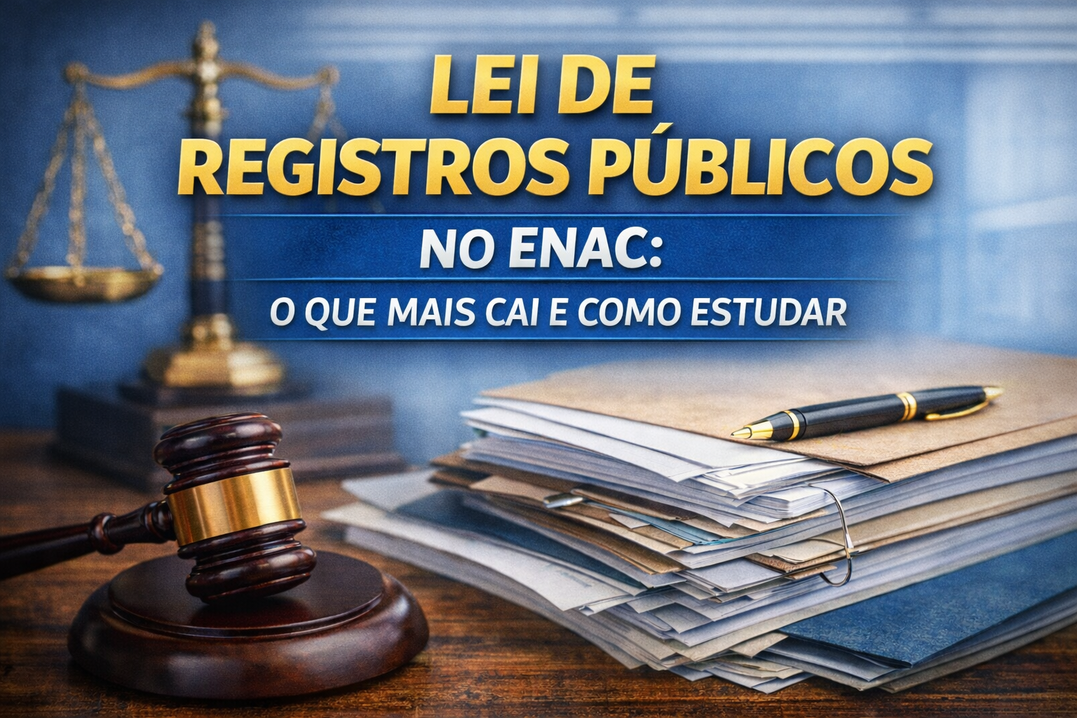 Lei de Registros Públicos no ENAC: o que mais cai e como estudar