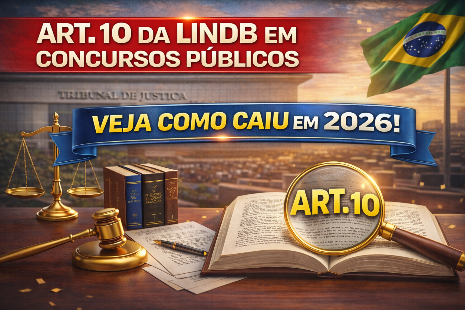 Art. 10 da LINDB em concursos públicos: veja como caiu em 2026!