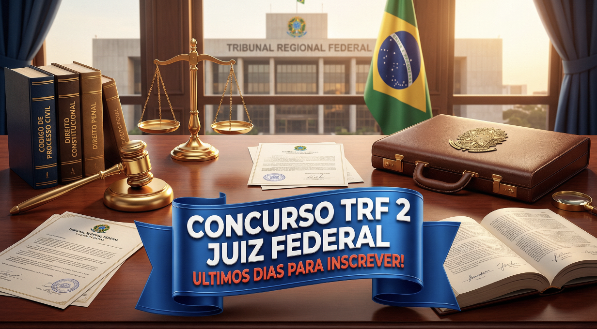 Concurso TRF2 para Juiz Federal Substituto: Inscrições Encerram em 22 de Janeiro