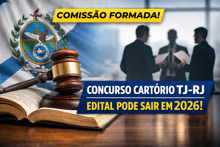 Concurso Cartório TJ-RJ: comissão examinadora é formada e edital pode sair em 2026