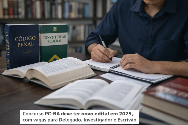 Concurso PC-BA: edital pode sair ainda em 2025 com previsão de 750 vagas
