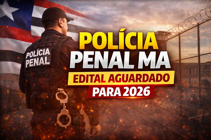 Concurso Polícia Penal MA 2026: edital aguardado, 203 vagas, salário e etapas