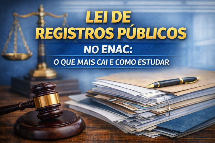 Lei de Registros Públicos no ENAC: o que mais cai e como estudar